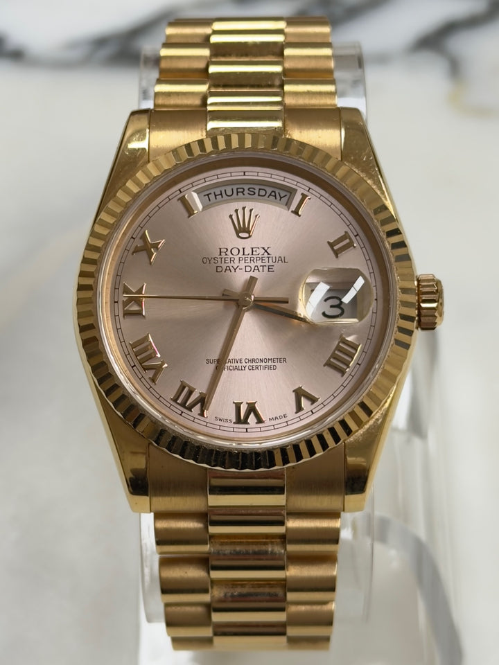 Rolex Day-Date 36 Pink Dial