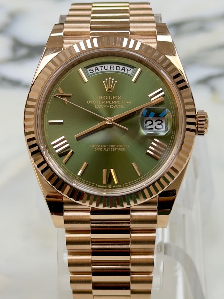 Rolex Day-Date Olive Ombre