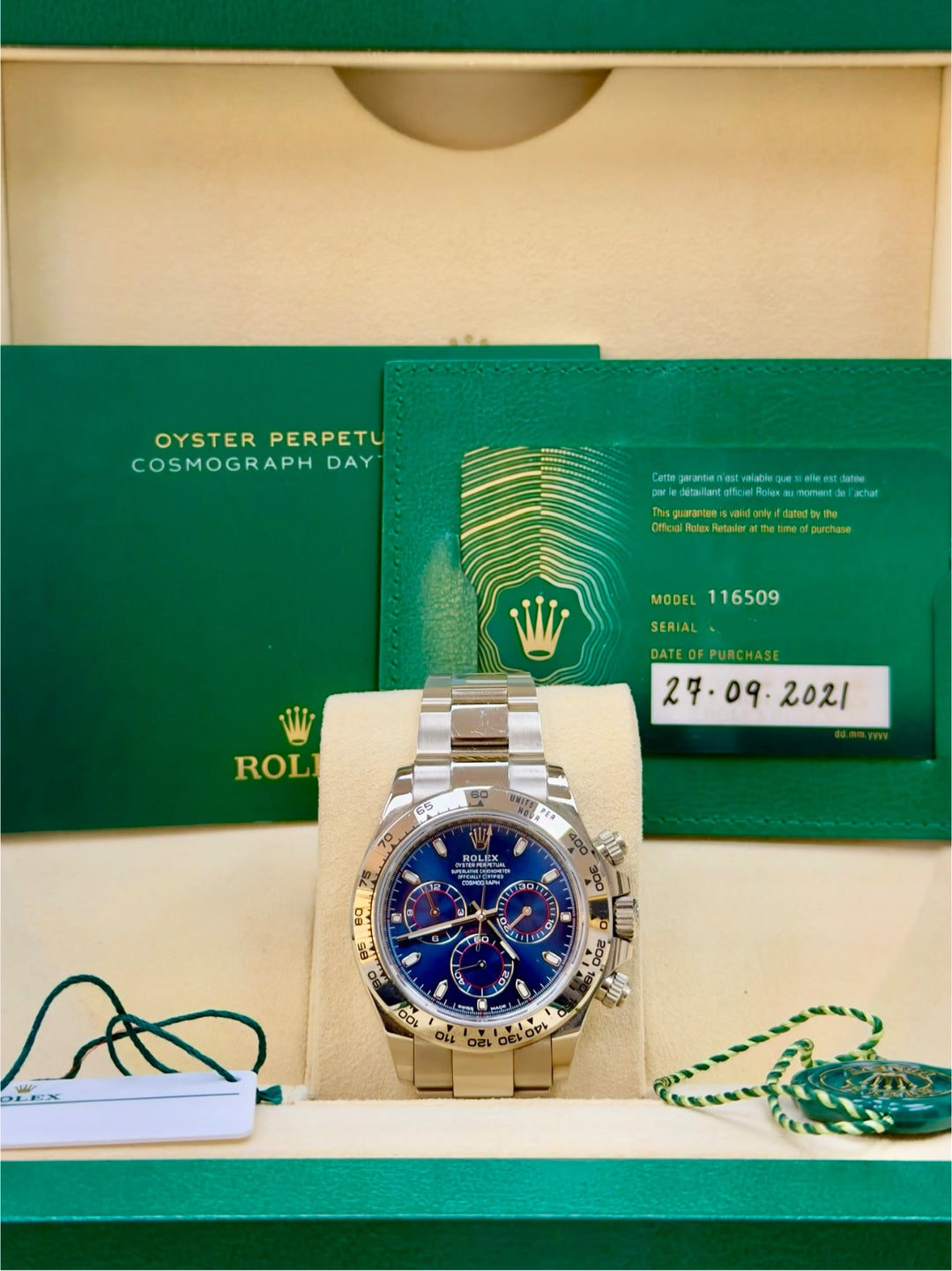 Rolex Daytona Blue Dial
