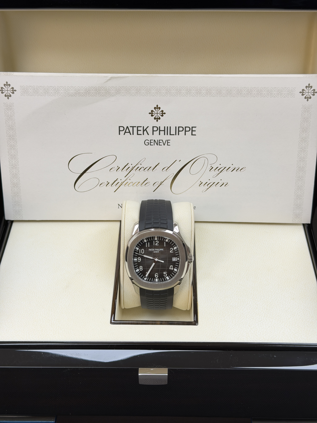 Patek Philippe Aquanaut Black Dial