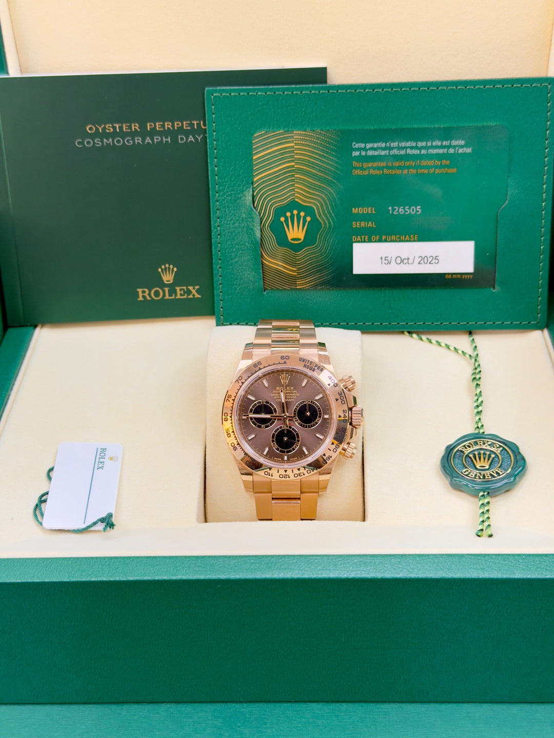 Rolex Daytona Chocolate Dial