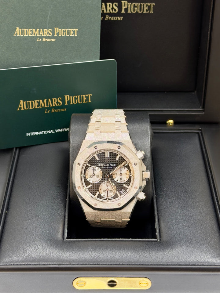 Audemars Piguet Royal Oak Frosted Gold Black Dial