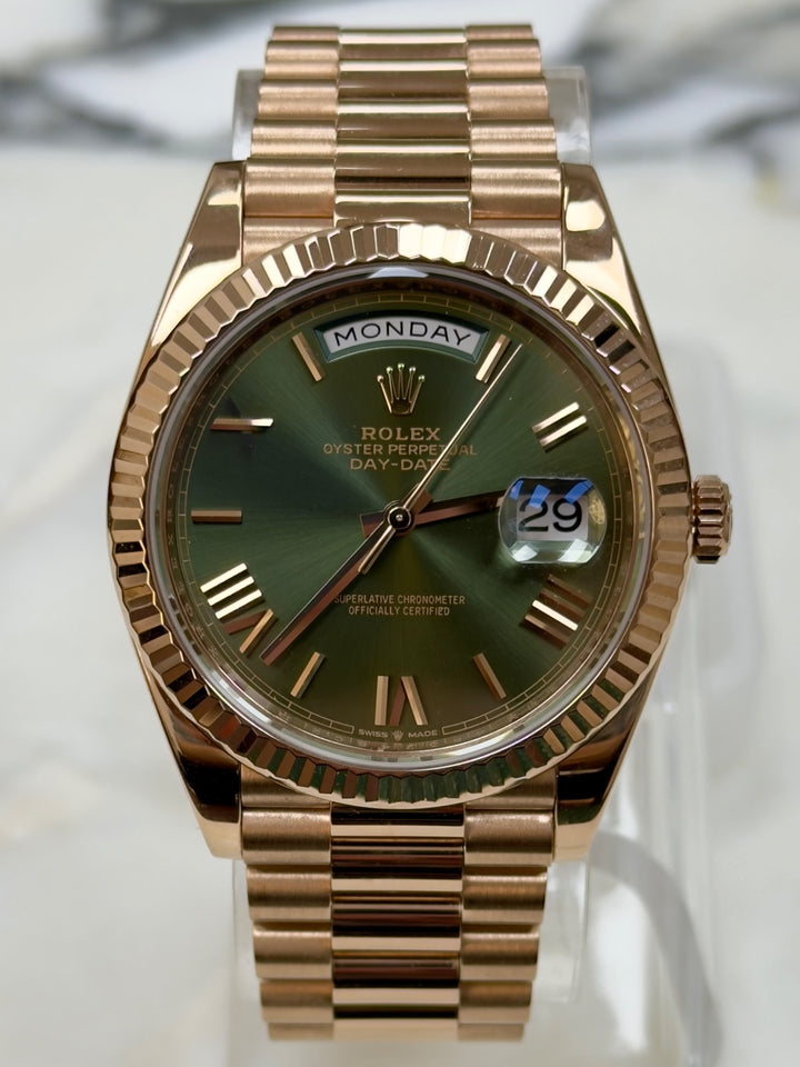 Rolex Day-Date 40 (Green Roman Dial)