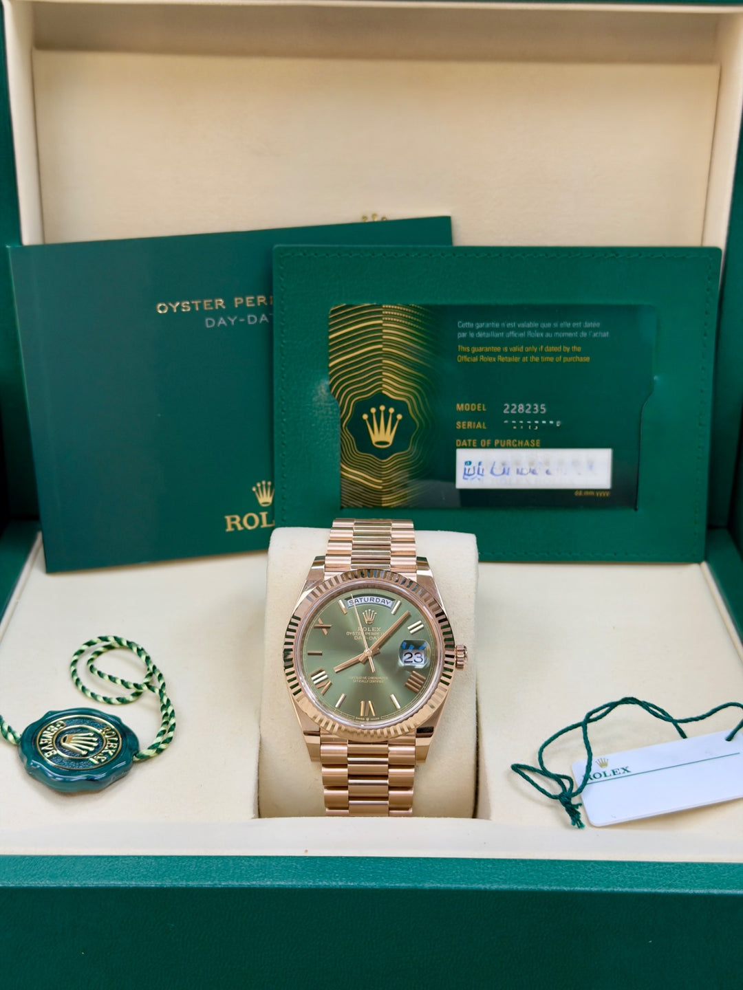 Rolex Day-Date Olive Ombre
