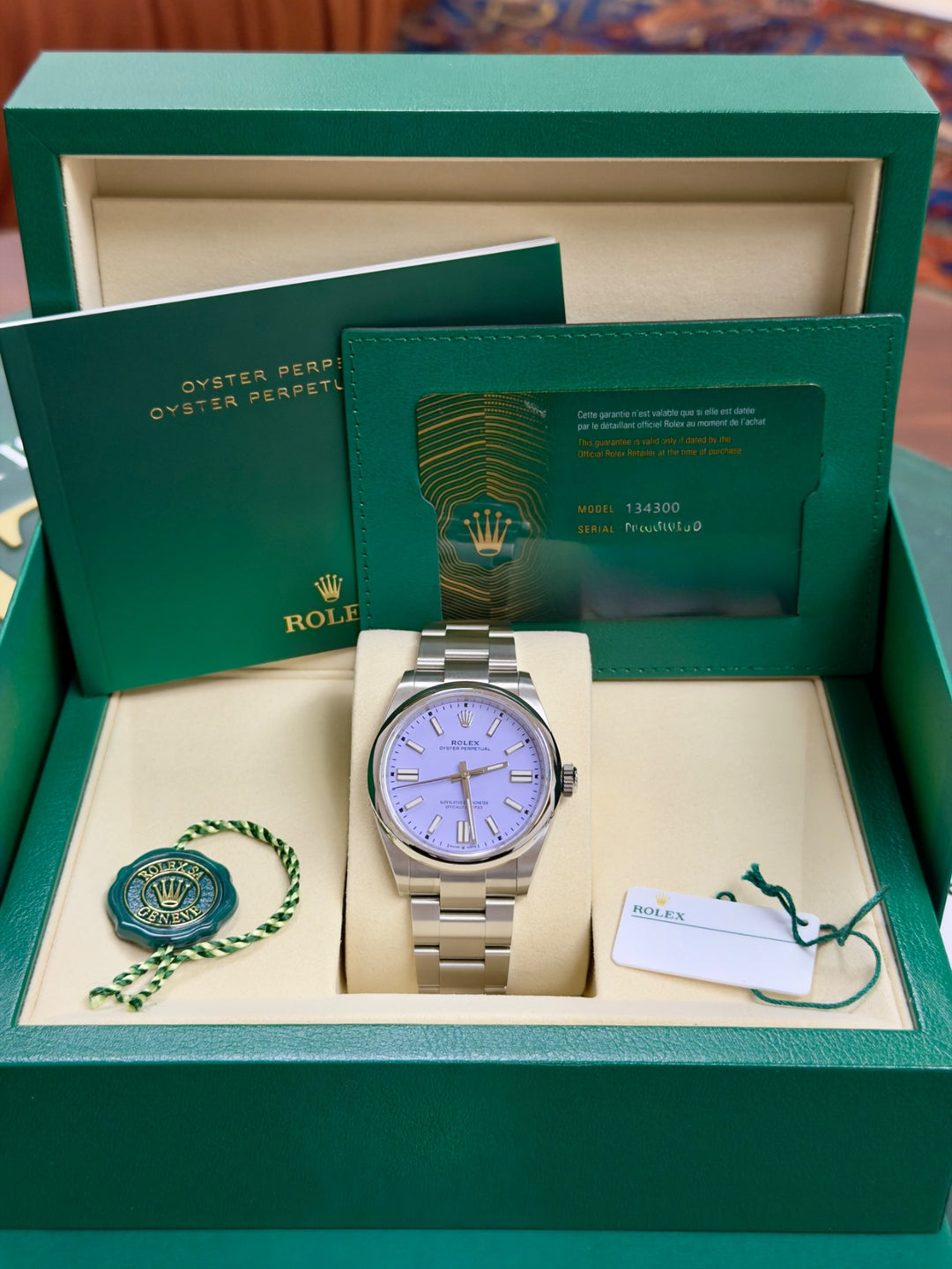 Rolex Oyster Perpetual 41mm (Lavender)