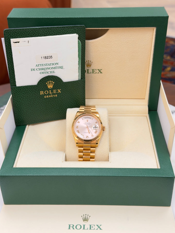 Rolex Day-Date 36 Pink Dial